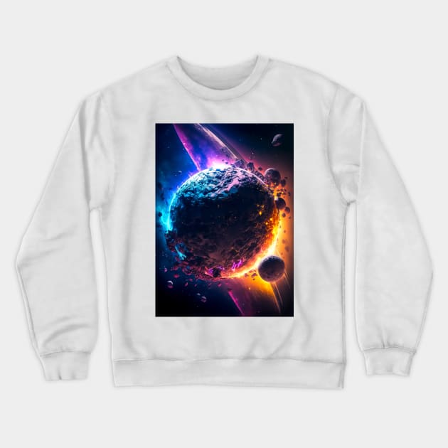 Cosmic Wonders: Chaos & Magic Crewneck Sweatshirt by James Garcia